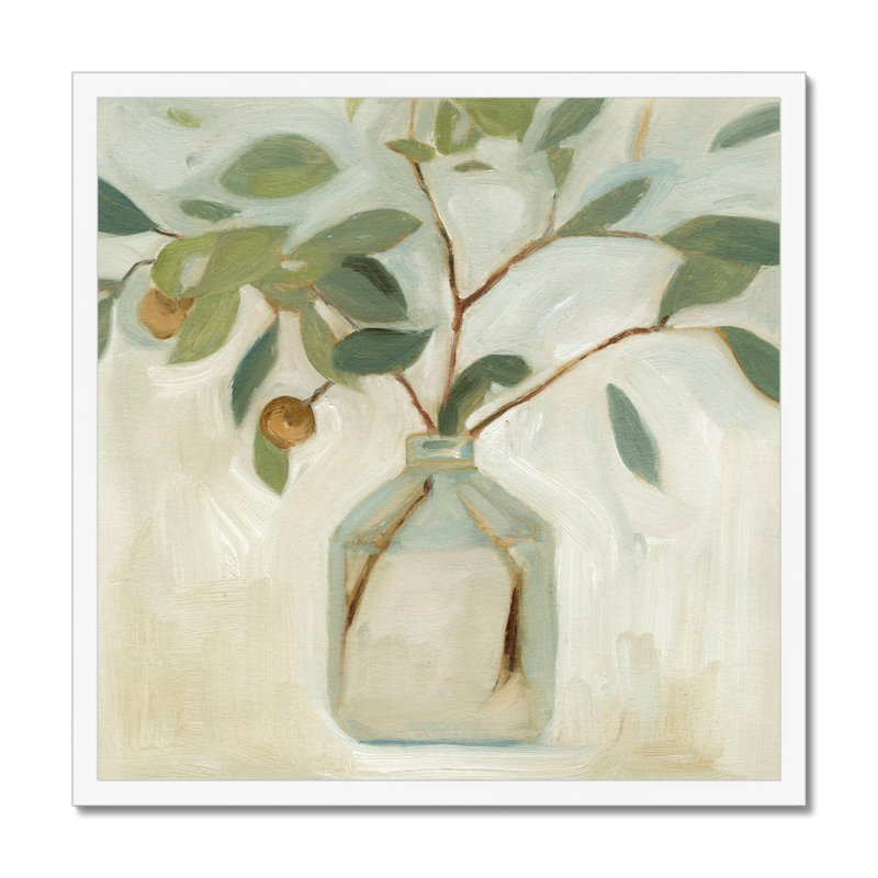 Arrangement I by Emma Scarvey - Painting, White Framed Paper Print, 80cm H x 80cm W