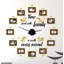 Horloge murale surdimensionnée 52,6 po Rowana