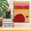 Toile épique «Red Dot Series 3» par Laura Gibson, 12 po x 16 po-116330434
