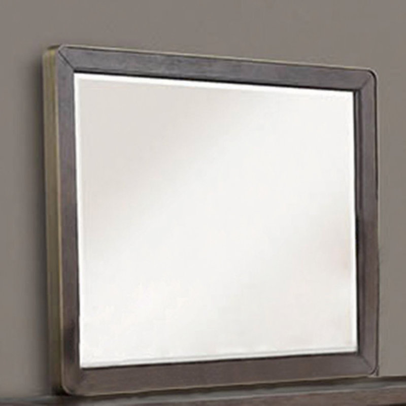 Miroir brun antique