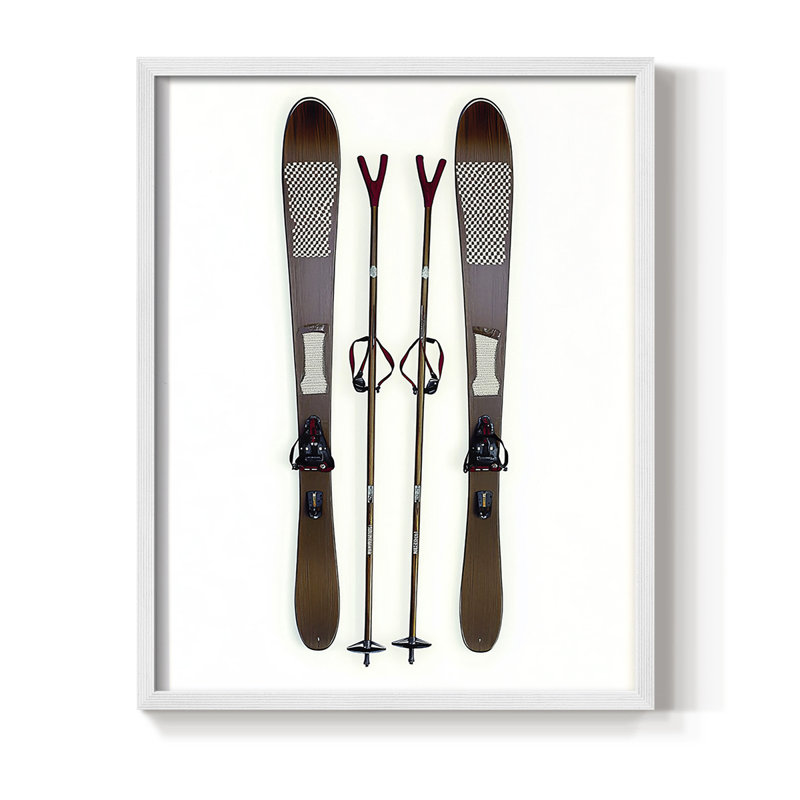 Reproduction encadrée - bois massif, H 15 po x l 12 po, Blanc