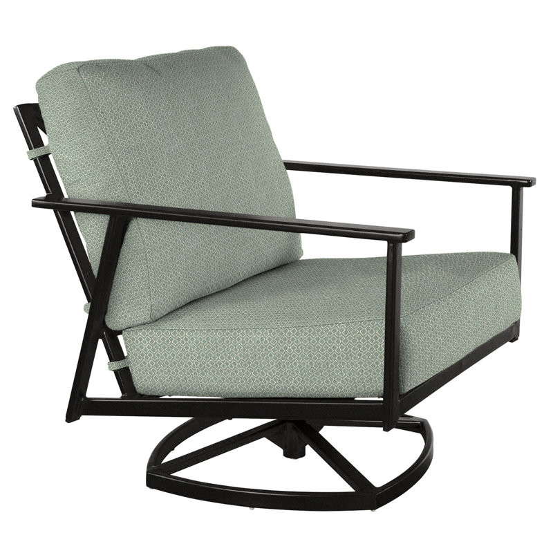 Marin Outdoor Rocker Chair, Carbon Black, Flagship Stone Sunbrella®