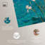 «Turquoise Ripples», reproduction d'art sur toile par Art Remedy, 30 x 36-417339989-417340846