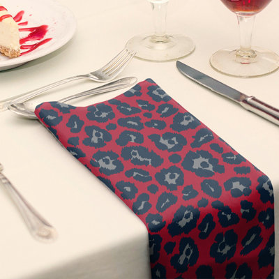 Cotton Animal Print Square Napkin