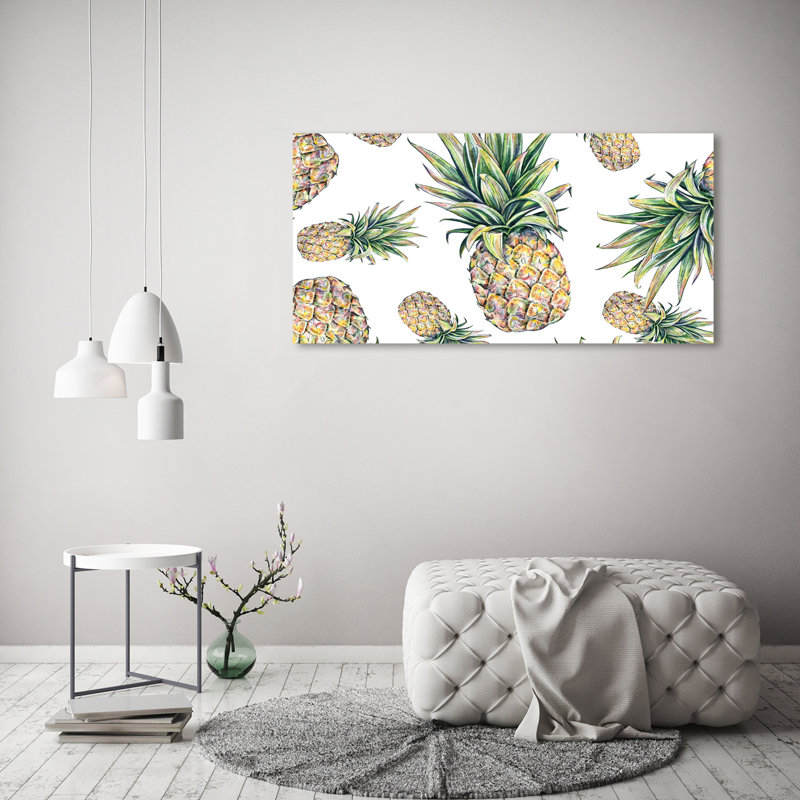 Pineapples - Wrapped Canvas Print