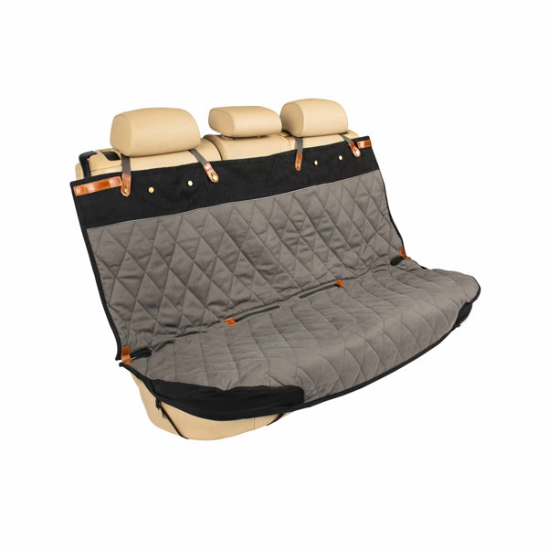 Here's our dog hammock seat cover for the back seat. The sides zip