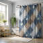 Rideau de douche Blue Ochre - Premium-195577458