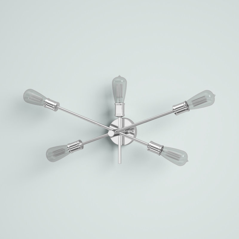 Erick 5 - Light Vanity Light, Polished Nickel