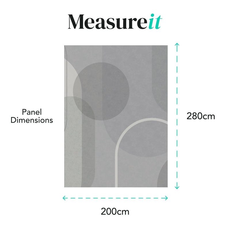 Superfresco Easy Arched Geometric Muted Colours Print To Order Mural, Blue