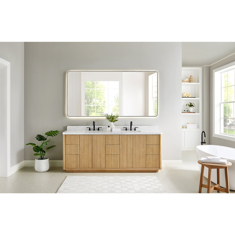 Comptoir de salle de bain double 84 po Roland