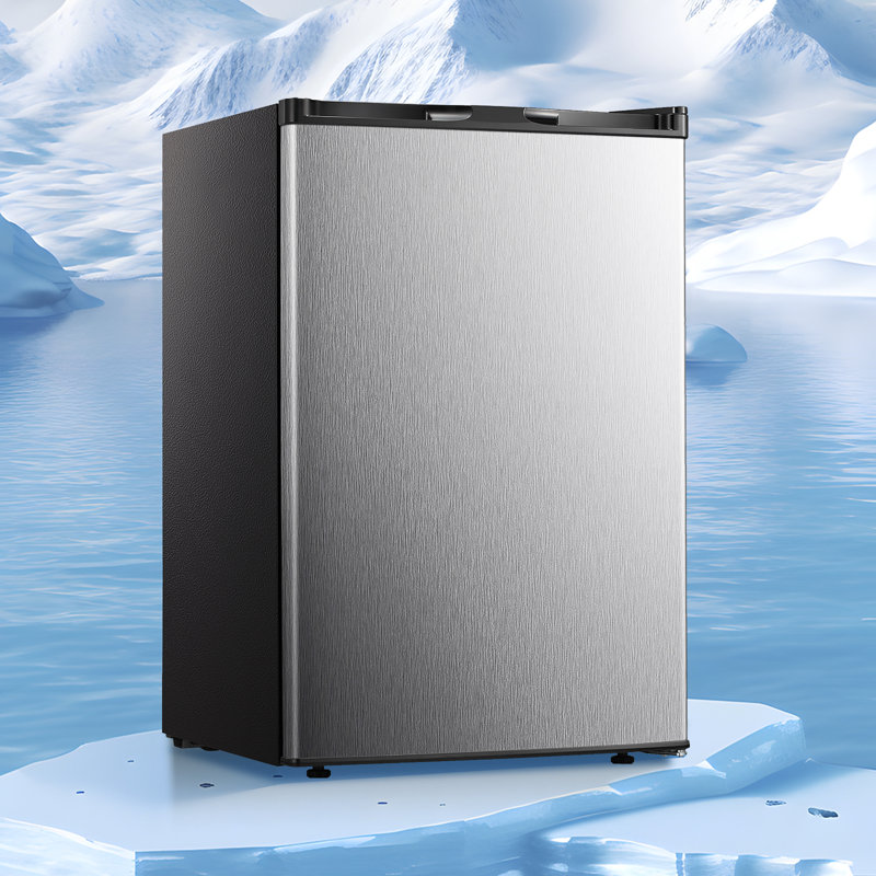 3.0 Cu.ft Ultra-Compact Upright Freezer - Reversible Single Door, Removable Shelves, Adjustable Thermostat, Black (Ideal for Home/Dorm/Apartment/Office)