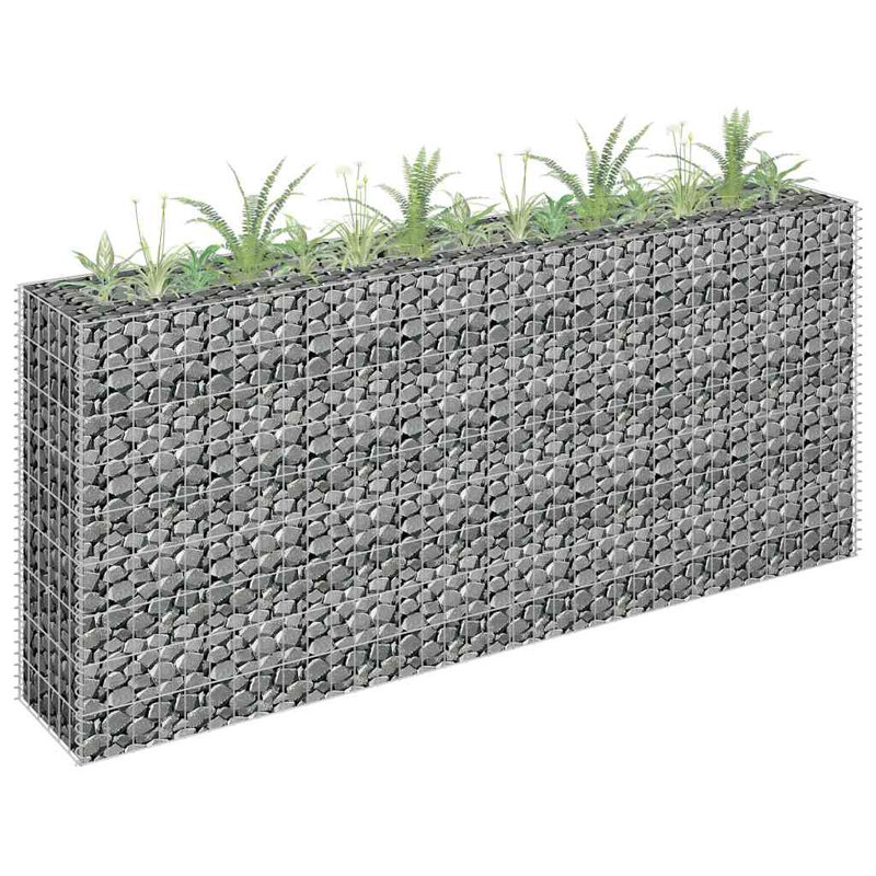 Jardinière surélevée Gabion, H 35,4 po x l 70,9 po x P 11,8 po