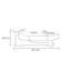 Table basse luxueuse simple de style italien