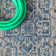 Moten Medallion Textured Weave Navy/Gray Indoor/Outdoor Rug
