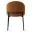 Chaises d'appoint de salle à manger rembourrées modernes avec dossier courbé et siège rembourré-2084038557