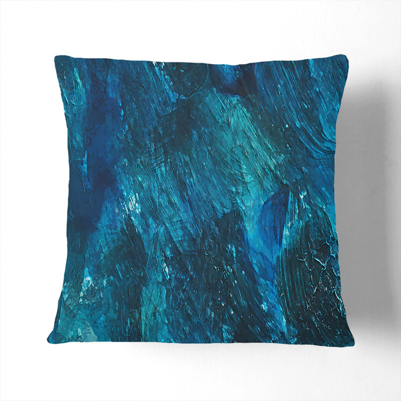 Abstract Square Cushion, Black, 55 x 55 cm