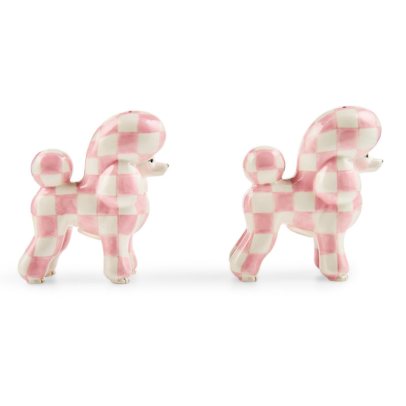 Rosy Poodle Salt & Pepper Set