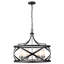Luminaire suspendu cylindrique unique à 6 lumières Haleema-1336176903
