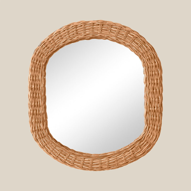 Kingston Oval Rattan Mirror