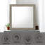 Mari Light Grey Finish Mirror