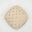 Pouf tissé Haven 18 po x 18 po - Pouf décoratif pour le salon, la chambre à coucher et la décoration intérieure