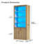 4 -Door 6 -Shelf Storage Cabinet-1462022289