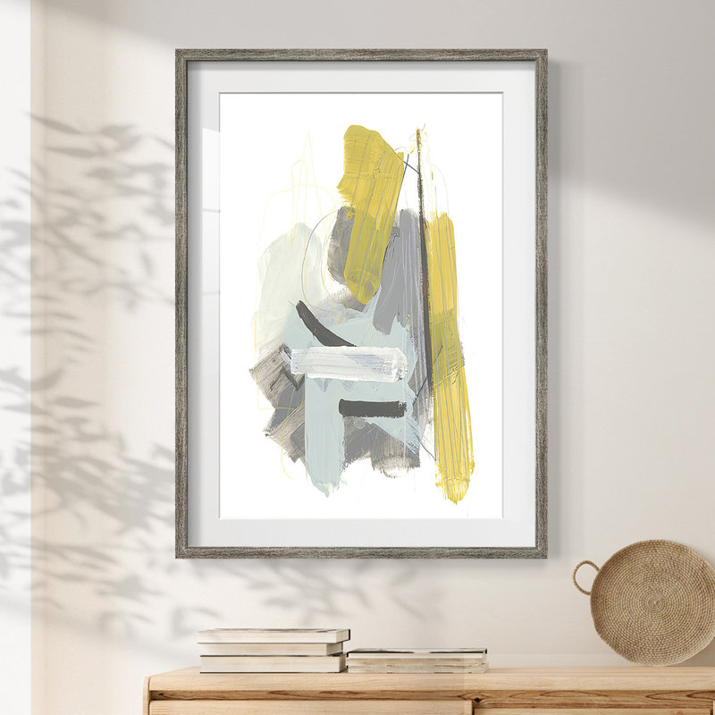 Tonal Frequency III -Framed Print, Distressed, 28.5'' H x 20.5'' W