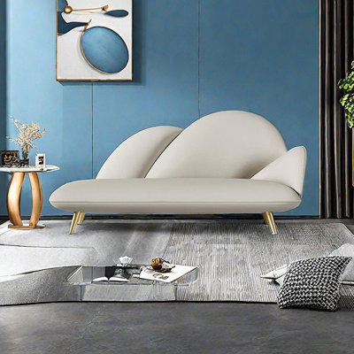 Méridiennes d'intérieur confortables avec pied en métal