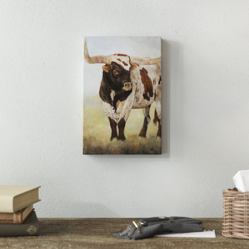 «Big Daddy I» par Kathy Winkler, reproduction d'art sur toile, H 12 po x l 8 po, Toile tendue