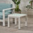 Roselee Square Metal Outdoor Side Table , 20'' in. W 20'' in. D-1119023670