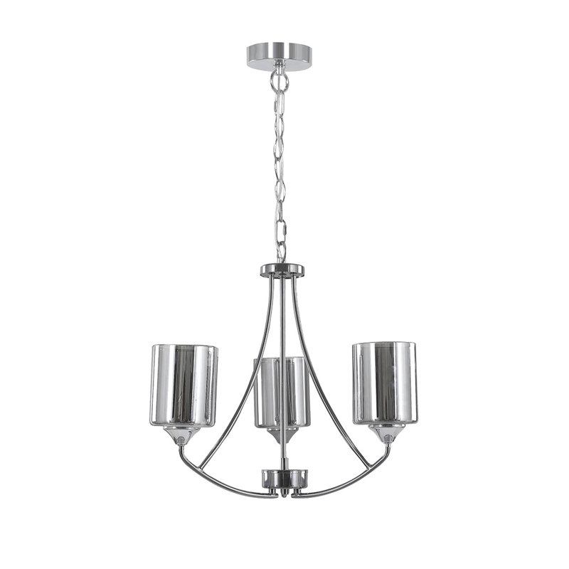 Chandelier, 200cm H x 49.5cm W x 49.5cm D, 3 Lights