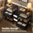 Alvantar Bedside Table Charging Station Nightstand with USB/C Ports, Adjustable Drawers, 3-Tier Storage Shelf-93558667