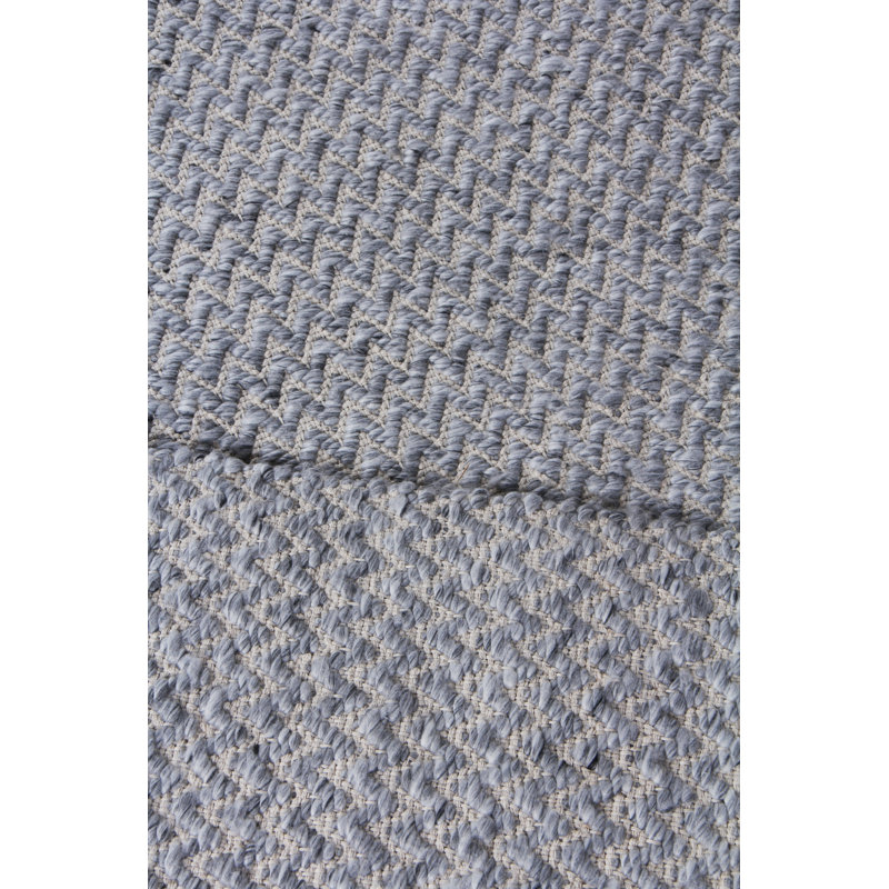 Rialto Chevron Area Rug in Dark Gray, Rectangle 9' x 12'