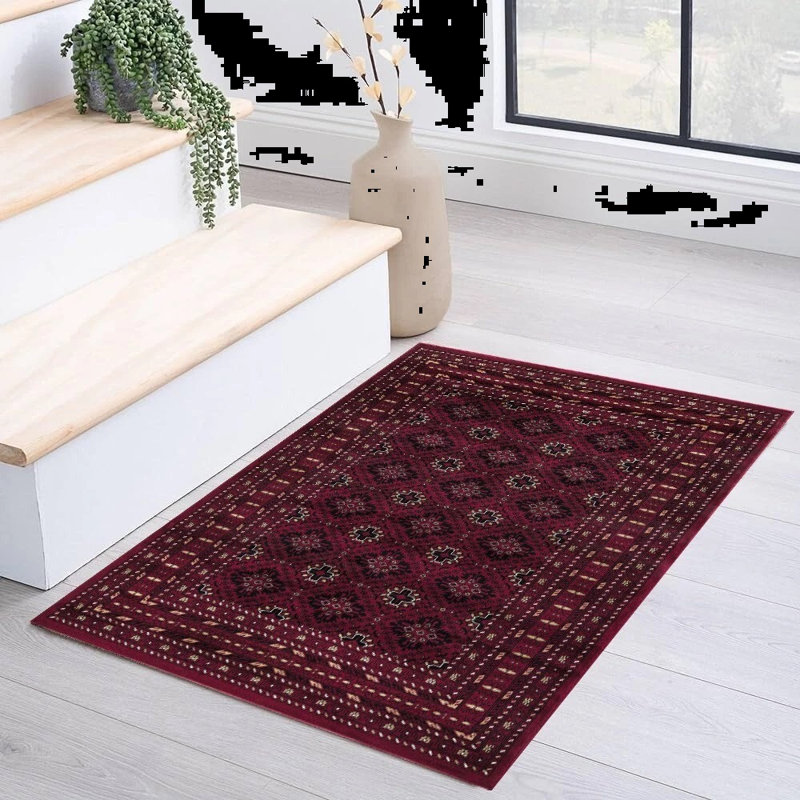 Ashvath Indoor Doormat, Red