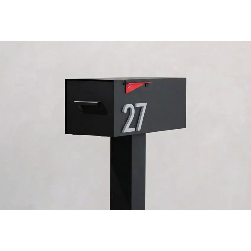 La boîte aux lettres postale, Noir / argenté, Oui