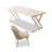 Luxury Cream-Style Sintered Stone Tabletop Office Desk-1252345344