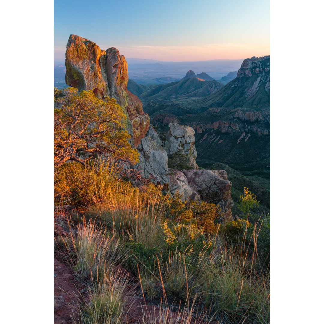 Lost Mine Trail Sonnenuntergang von Jamespharaon - Drucken