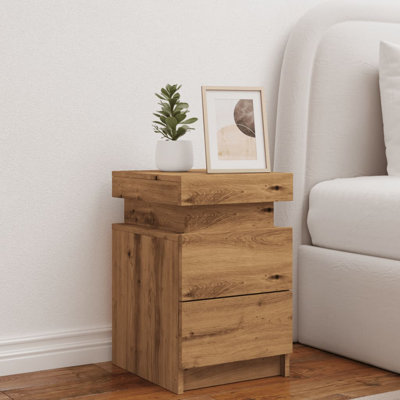 Camerin 2 Drawer Bedside Table