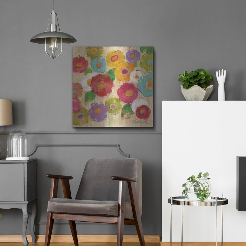 «Bohemian Bouquet III» par Silvia Vassileva, H 24 po x l 24 po
