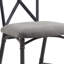 Ensemble de 2 chaises d'appoint en tissu Edina Sandy