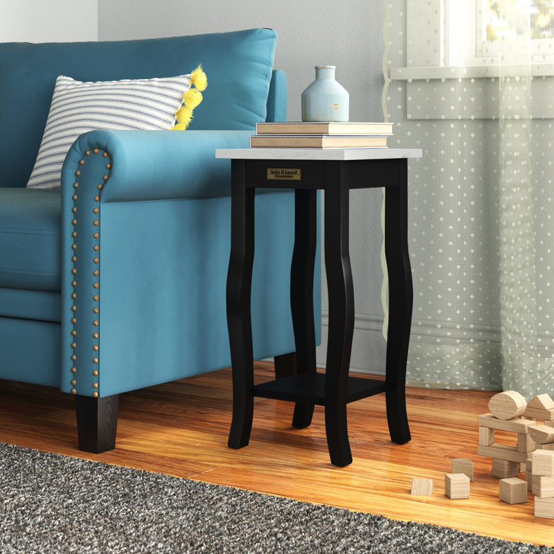 Danby End Table, Black, Black