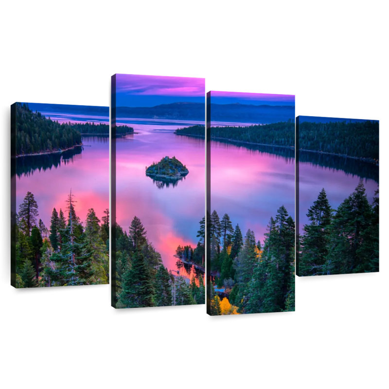 Alvord Pink Lake Tahoe, 22" H x 36" W