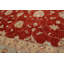 Tapis en laine rouge/ivoire 9 pi 3 po x 12 pi 1 po one-of-kind à la main-noué la 2010 ushak Sareen