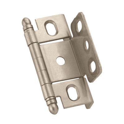Charnière d’armoire à roulement à billes H 2,25 po x l 2,25 po