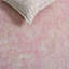 Tapis tibétain ivoire / rose en viscose / coton tissé à la main à motif damassé Andraz-123470385