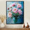 Peony Petal Harmony Into A Vase II - Pivoines, reproductions encadrées