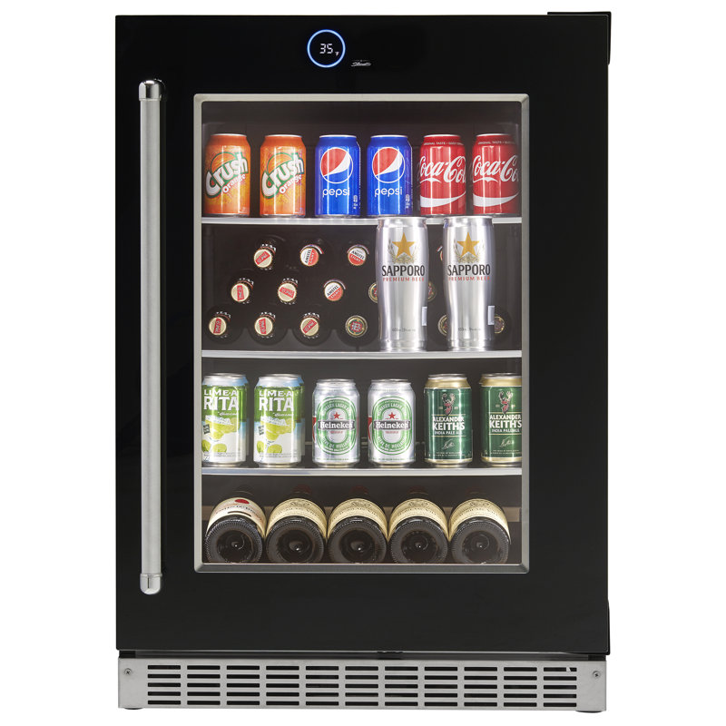 Danby Silhouette 5 Cubic Feet Built-In Mini Fridge, Right