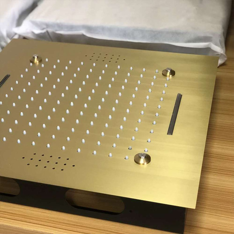 Robinet de douche tactile thermostatique à panneau tactile avec valve brute