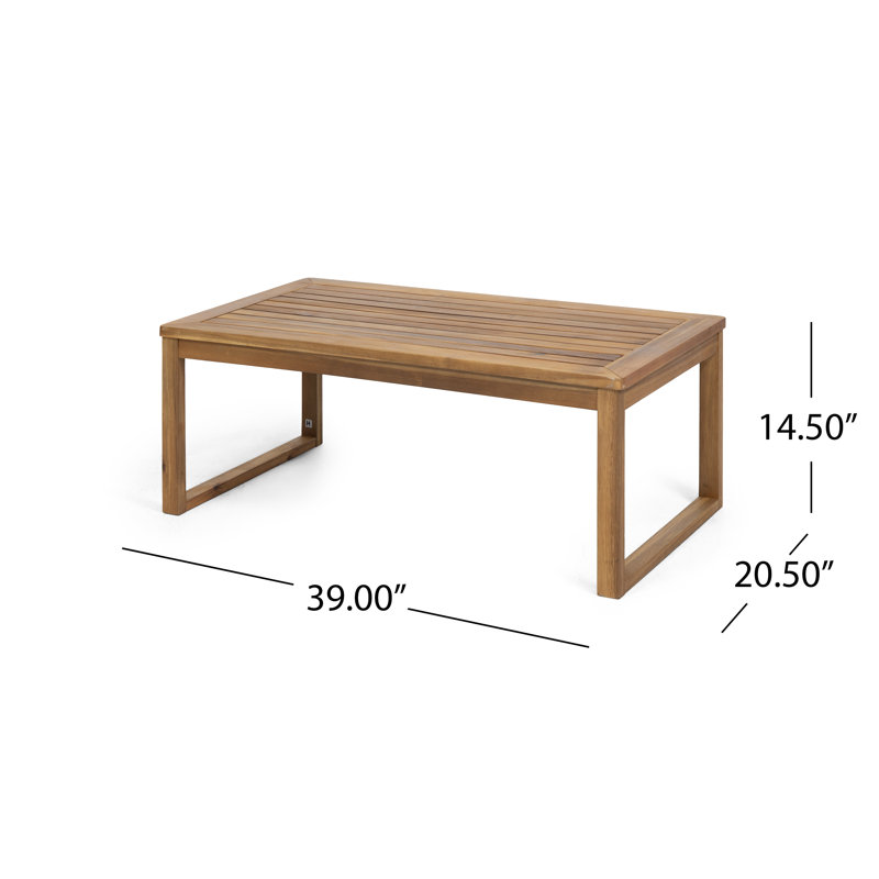 Ovida Acacia 2 - Person Patio Conversation Set with Cushions, White, Teak