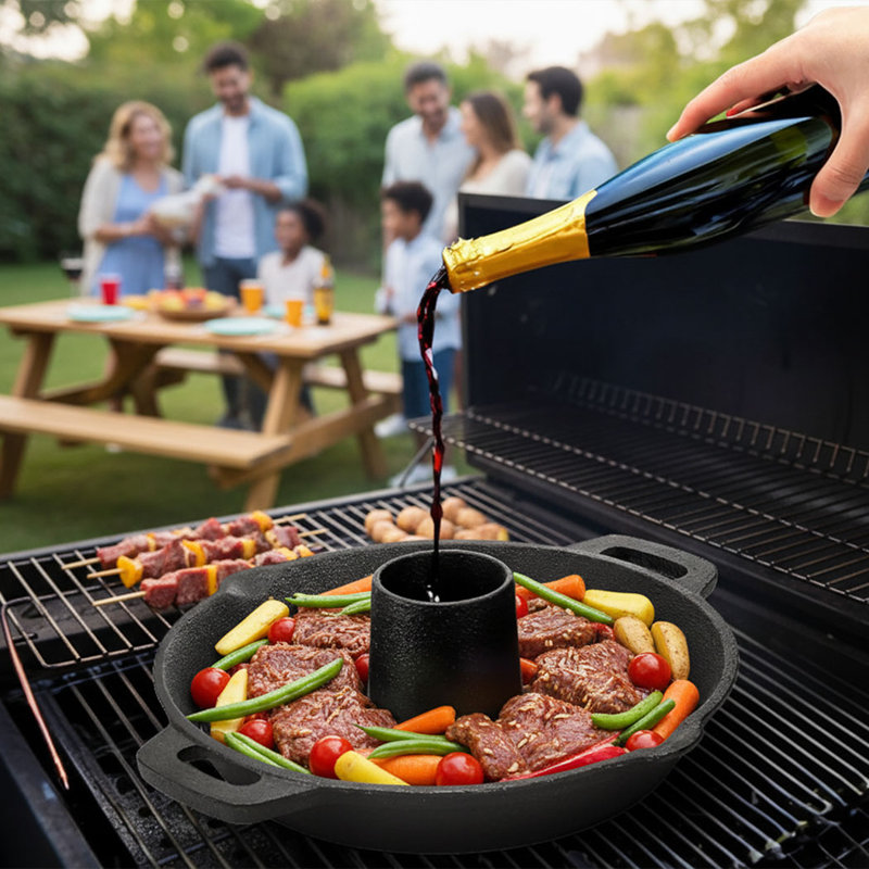 Toque 5L Cast Iron Round Braiser with Lid